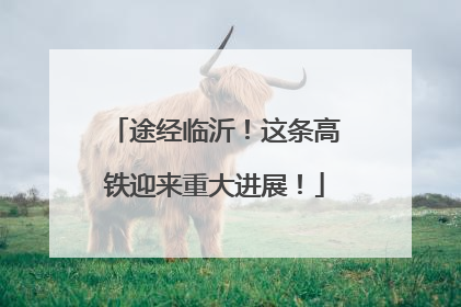 途经临沂！这条高铁迎来重大进展！