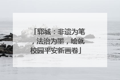 郓城：非遗为笔，法治为墨，绘就校园平安新画卷