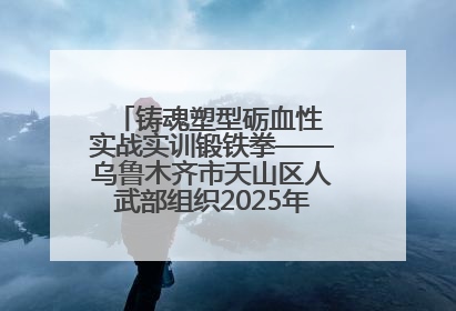 铸魂塑型砺血性 实战实训锻铁拳——乌鲁木齐市天山区人武部组织2025年度民兵集中轮训