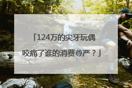 124万的尖牙玩偶 咬痛了谁的消费尊严？