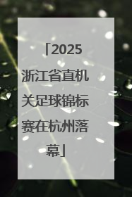 2025浙江省直机关足球锦标赛在杭州落幕