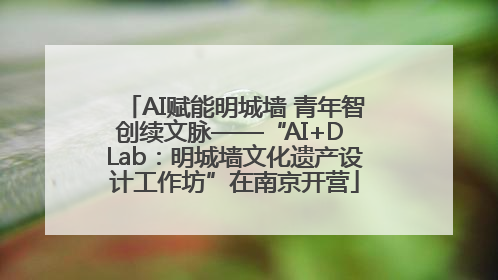AI赋能明城墙 青年智创续文脉——“AI+D Lab：明城墙文化遗产设计工作坊”在南京开营